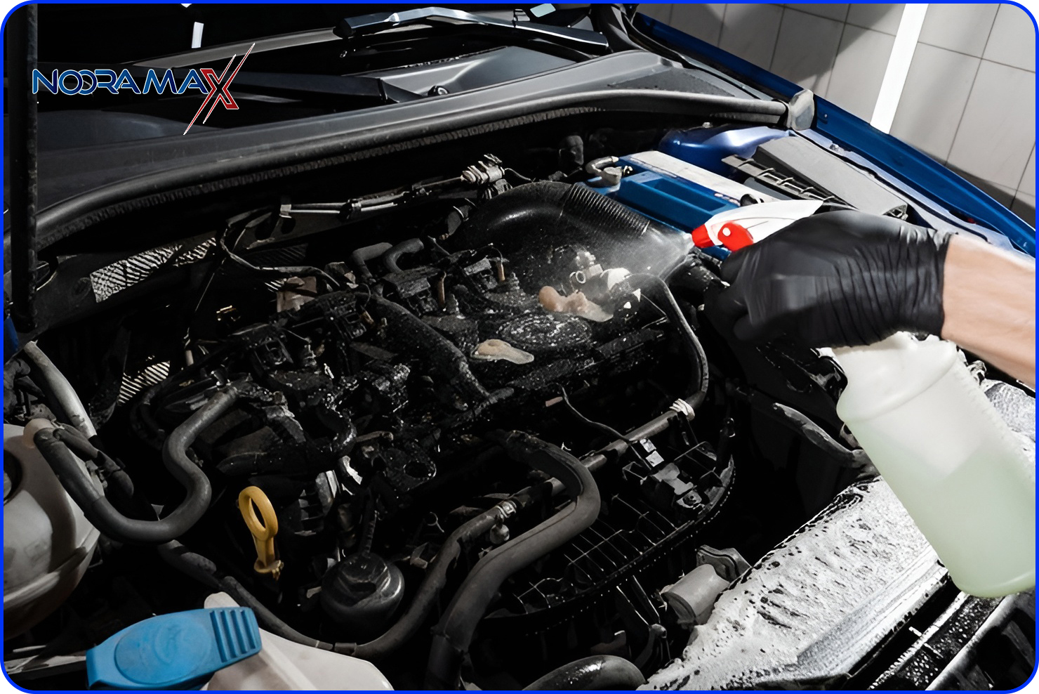 تمیز کردن موتور خودرو