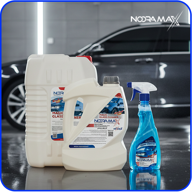 انواع بسته بندی و حجم شیشه‌پاک‌کن نورامکس