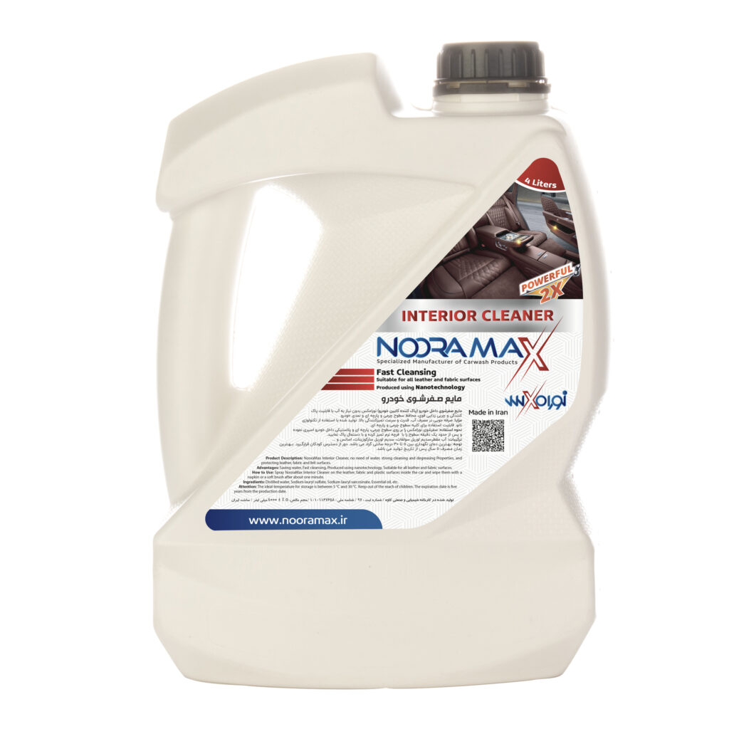 بسته بندی مایع صفر شوی خودرو در حجم 4 لیتری