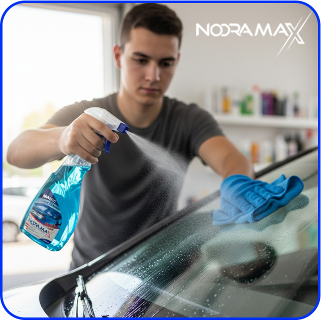 استفاده از شیشه پاک کن نورامکس